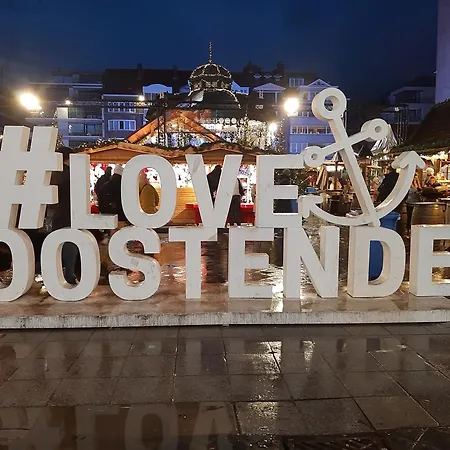 Bootsman Prachtig Zicht, Groot Zonnig Terras, Garage, Fietsenberging Fietsstad - Ensorstad Lägenhet Oostende